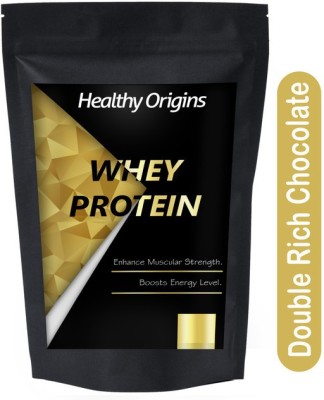 Healthy Origins Whey Protein Concentrate Premium(Ho738) Whey Protein(1000 g, Double Rich Chocolate)