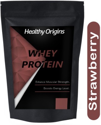 Healthy Origins Protein Plus Body Building Gym Supplement Whey Protein Powder Advanced(Ho1082) Whey Protein(2500 g, Strawberry)