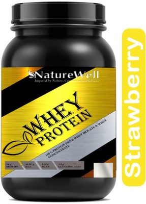 Naturewell Whey Protein Concentrate Premium(AS2954) Whey Protein(5000 g, Strawberry)