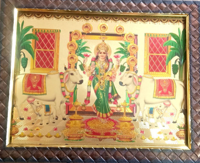 FRAMTASTIC GADAPA LAKSHMI Religious Frame