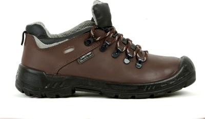 Blackburn Steel Toe Genuine Leather Safety Shoe(Brown, S1P, Size 10)