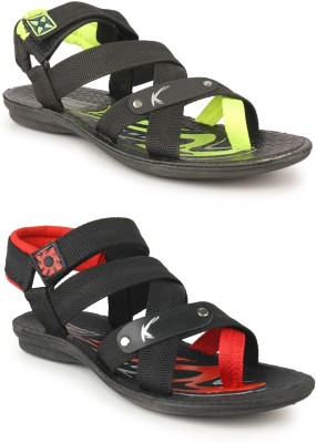 KANEGGYE Men Sandals(Multicolor , 8)