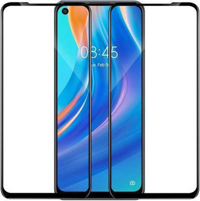 kentop Edge To Edge Tempered Glass for TECNO SPARK 7 PRO(Pack of 2)