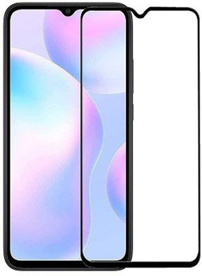 NIMMIKA ENTERPRISES Edge To Edge Tempered Glass for Mi Redmi 9/Mi 9C/Mi 9 Active/Poco C31 Tempered Glass 11D(Pack of 1)