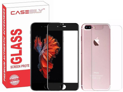 Casesily Front and Back Tempered Glass for Apple iPhone 7 Plus(Pack of 2)