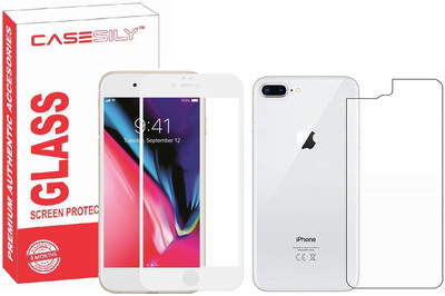 Casesily Front and Back Tempered Glass for Apple iPhone 7 Plus(Pack of 2)