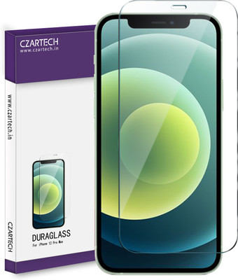 CZARTECH Tempered Glass Guard for Apple iPhone 12 Pro Max(Pack of 1)
