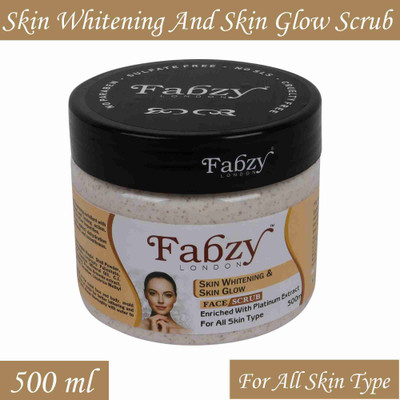 fabzy London Skin Whitening And Skin Glow Scrub - 500 ml Scrub(500 ml)