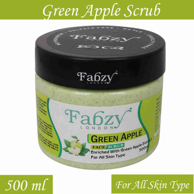 fabzy London Green Apple Scrub - 500 ml Scrub(500 ml)