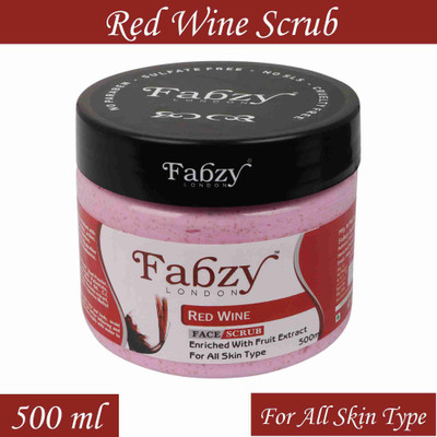 fabzy London Red Wine Scrub - 500 ml Scrub(500 ml)