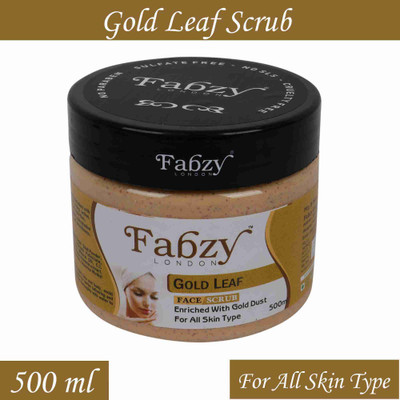 fabzy London Gold Leaf Scrub - 500 ml Scrub(500 ml)