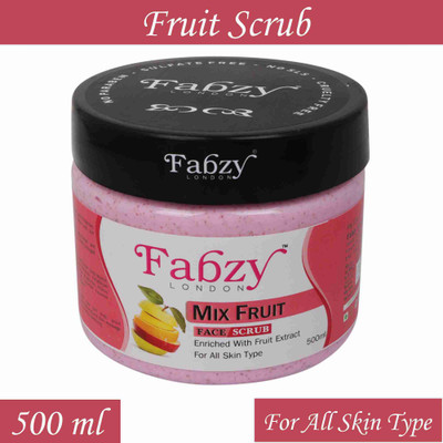 fabzy London Mix-Fruit Scrub - 500 ml Scrub(500 ml)