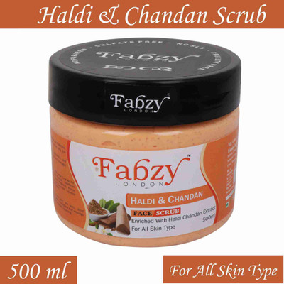 fabzy London Haldi And Chandan Scrub - 500 ml Scrub(500 ml)