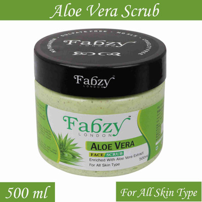 fabzy London Aloe Vera Scrub - 500 ml Scrub(500 ml)