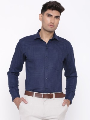 Siya Enterprises Men Checkered Casual Blue Shirt