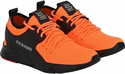 Lee Won FASHION Training & Gym Shoes For Men(Orange, Black)