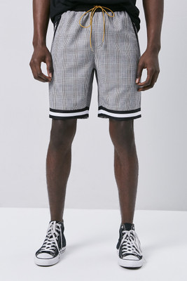 FOREVER 21 Checkered Men Multicolor Regular Shorts
