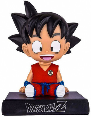Elegant Lifestyle Super Hero Dragon Ball Z Action Figure Limited Edition Japanese Anime Bobblehead with Mobile Holder for Car Dashboard, Office Desk & Study Table (Pack of 1)(Red, Blue, Beige)