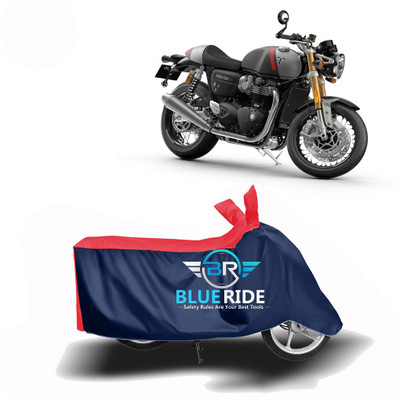 BLORIDE Two Wheeler Cover for Triumph(Thruxton 1200 R, Red, Blue)
