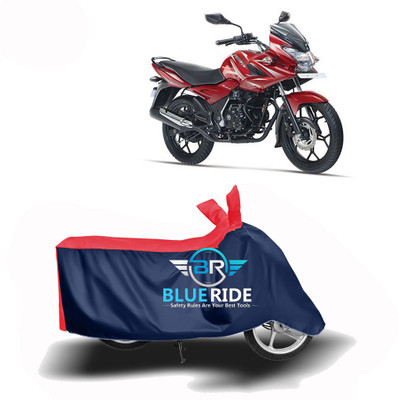 BLORIDE Two Wheeler Cover for Bajaj(Discover 150 s, Red, Blue)