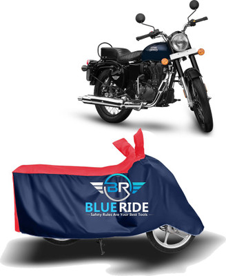 BLORIDE Two Wheeler Cover for Royal Enfield(Bullet Electra Twinspark, Red, Blue)