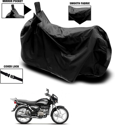 THE REAL ARV Waterproof Two Wheeler Cover for Hero(Splendor NXG, Black)