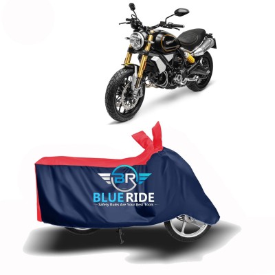 BLUERIDE Two Wheeler Cover for Ducati(Scrambler 1100, Red, Blue)