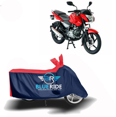 BLORIDE Two Wheeler Cover for Bajaj(Pulsar 135 LS DTS-i, Red, Blue)
