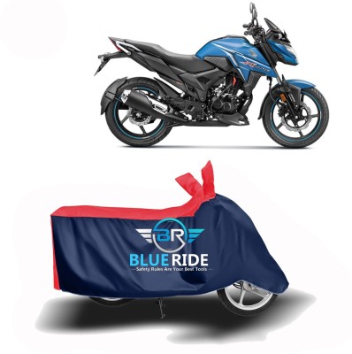 BLUERIDE Two Wheeler Cover for Honda(X-Blade, Red, Blue)