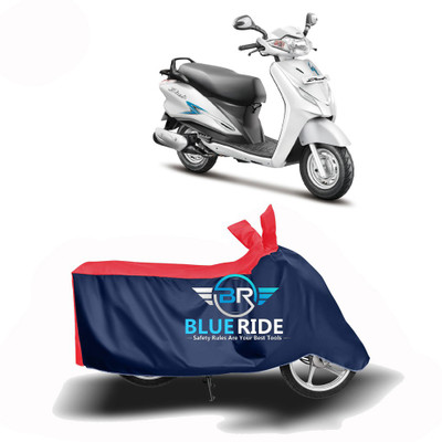 BLOERIDE Two Wheeler Cover for Hero(Duet, Red, Blue)