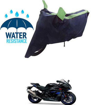 RONISH Waterproof Two Wheeler Cover for Suzuki(GSX, Blue, Green)