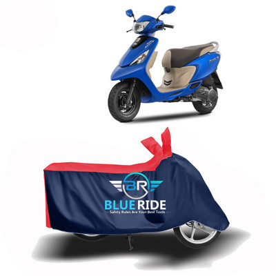 BLORIDE Two Wheeler Cover for TVS(Zest, Red, Blue)