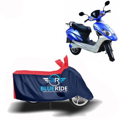 BLOERIDE Two Wheeler Cover for Lohia(Fame, Red, Blue)