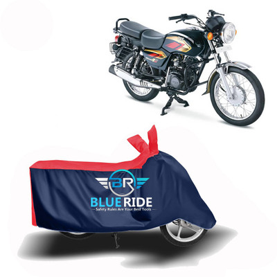 THE REAL ARV Waterproof Two Wheeler Cover for TVS(Max 4R, Red, Blue)