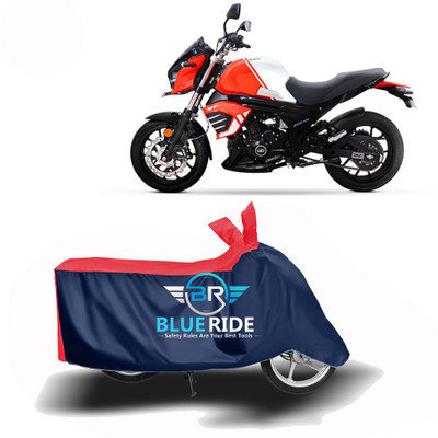 BLOERIDE Two Wheeler Cover for Mahindra(Mojo, Red, Blue)