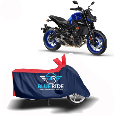 BLOERIDE Two Wheeler Cover for Yamaha(MT 9, Red, Blue)
