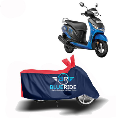 BLOERIDE Two Wheeler Cover for Yamaha(Alpha, Red, Blue)