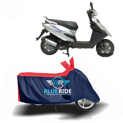 BLOERIDE Two Wheeler Cover for Bajaj(Kristal, Red, Blue)