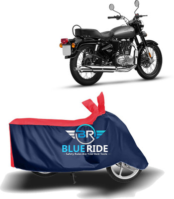 BLOERIDE Two Wheeler Cover for Royal Enfield(Bullet, Red, Blue)