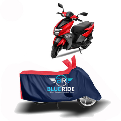 BLOERIDE Two Wheeler Cover for TVS(Ntorq 125, Red, Blue)