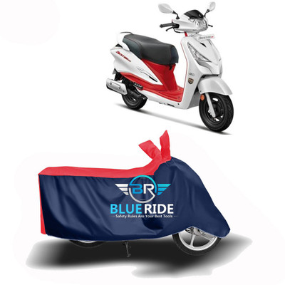 BLORIDE Two Wheeler Cover for Hero(Destini 125, Red, Blue)
