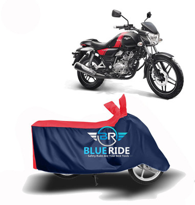 BLOERIDE Two Wheeler Cover for Bajaj(V 150, Red, Blue)