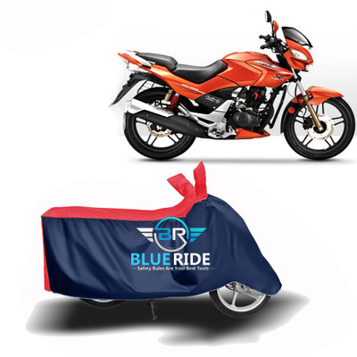 BLORIDE Two Wheeler Cover for Hero(CBZ Extreme, Red, Blue)