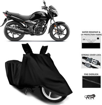 Mdstar Waterproof Two Wheeler Cover for Kawasaki(Unicorn, Black)