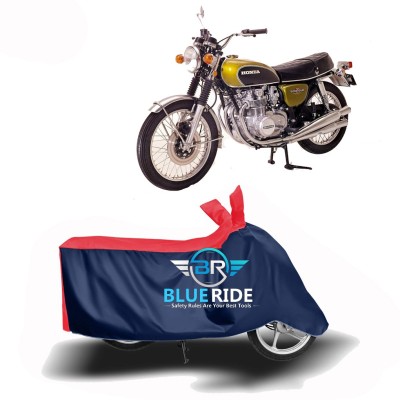 BLOERIDE Two Wheeler Cover for Honda(CB 500, Red, Blue)