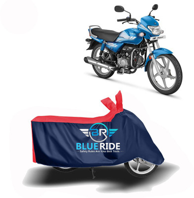 AutoRash Two Wheeler Cover for Hero(HF Deluxe, Red, Blue)