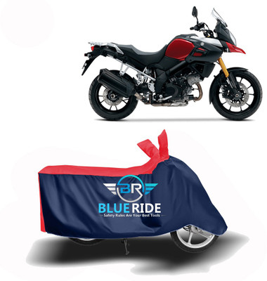 BLORIDE Two Wheeler Cover for Suzuki(V Strom 1000, Red, Blue)