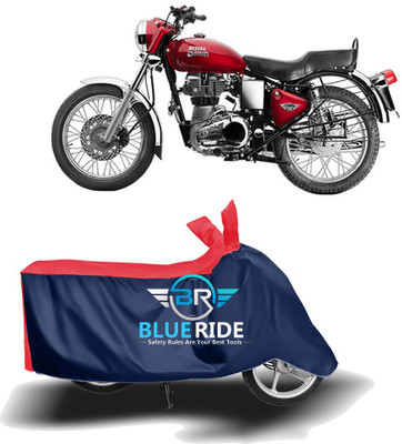 BLOERIDE Two Wheeler Cover for Royal Enfield(Bullet 350 Twinspark, Red, Blue)