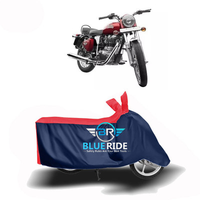 BLORIDE Two Wheeler Cover for Royal Enfield(Electra 4S, Red, Blue)