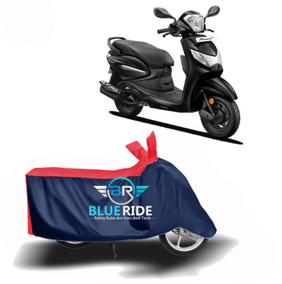 BLORIDE Two Wheeler Cover for Hero(MotoCorp Pleasure Plus, Red, Blue)